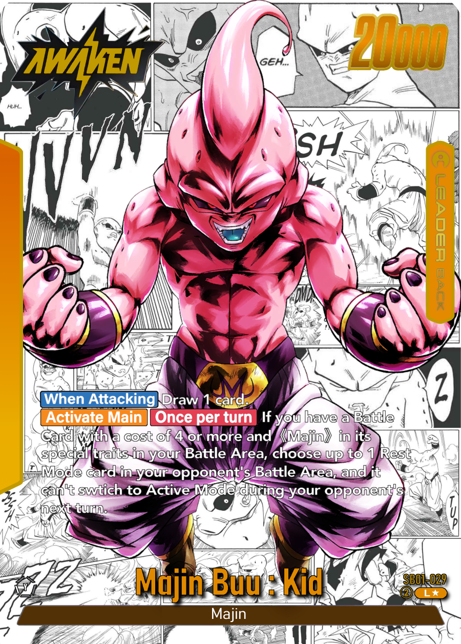 SB01-029 - Majin Buu : Evil / Majin Buu : Kid