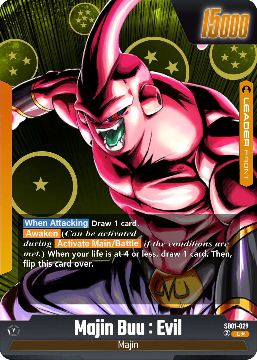 SB01-029 - Majin Buu : Evil / Majin Buu : Kid
