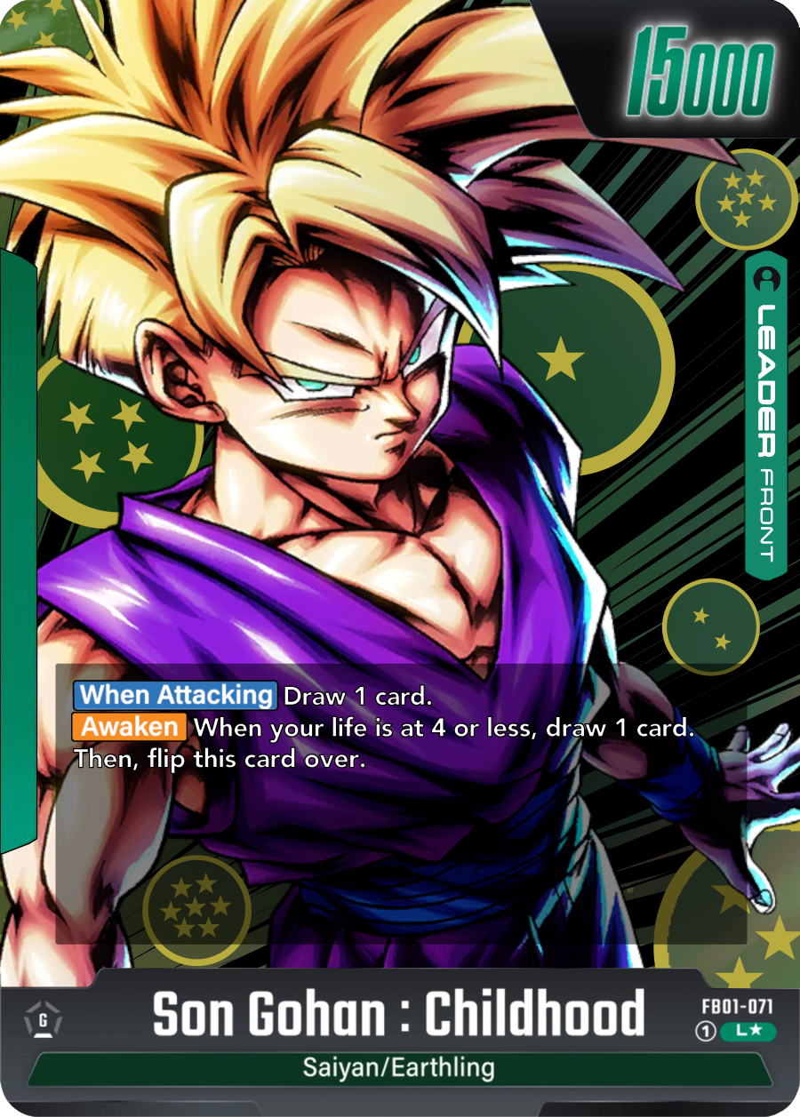 FB01-071 - Son Gohan : Childhood